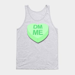 Candy Heart DM Me Tank Top